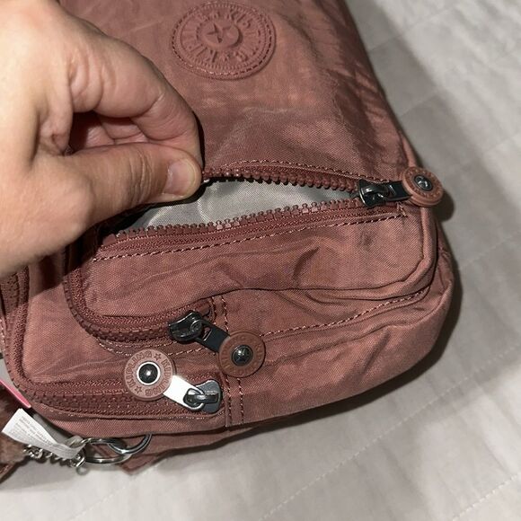 Kipling TARRY Kind Rose Pink Crossbody Fanny Pack - Picture 6 of 11